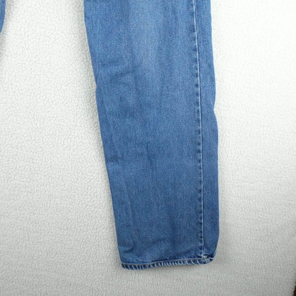 Men's Straight Vintage Jeans - Blue - Picture 3 of 9